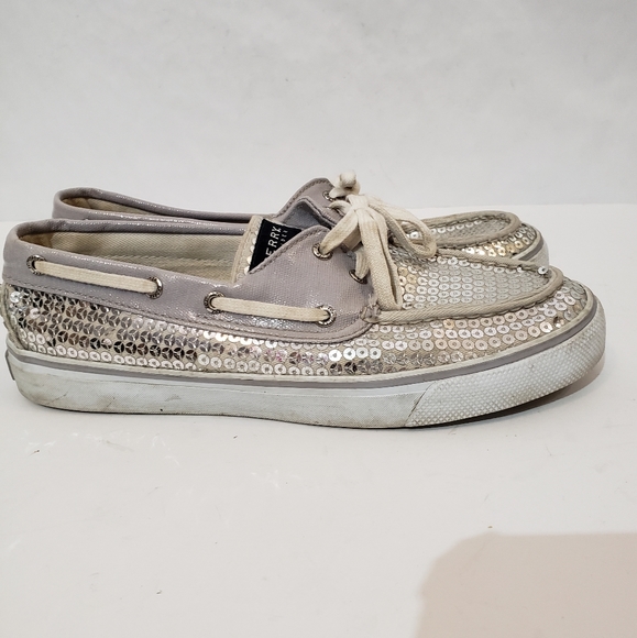 🦊FREE Sperry top sider boat shoes siover sequence - Picture 5 of 11
